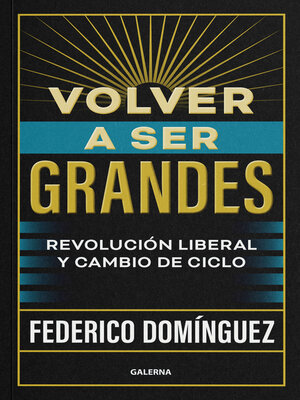 cover image of Volver a ser grandes